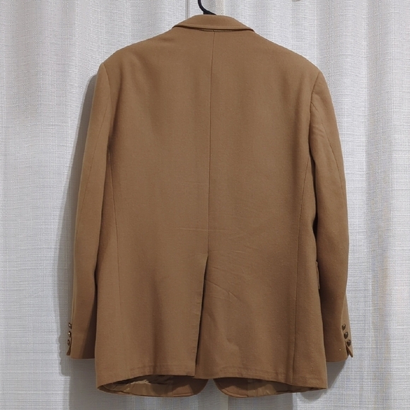 Man In Wool Classic Blazer/ Sport Coat 41R Tan Wool - Picture 7 of 16
